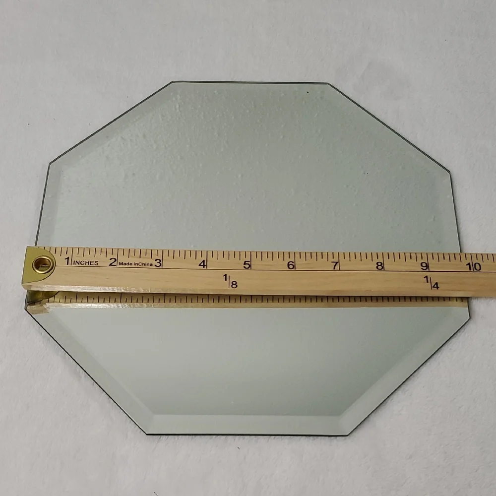 Octagonal Silver Mirror